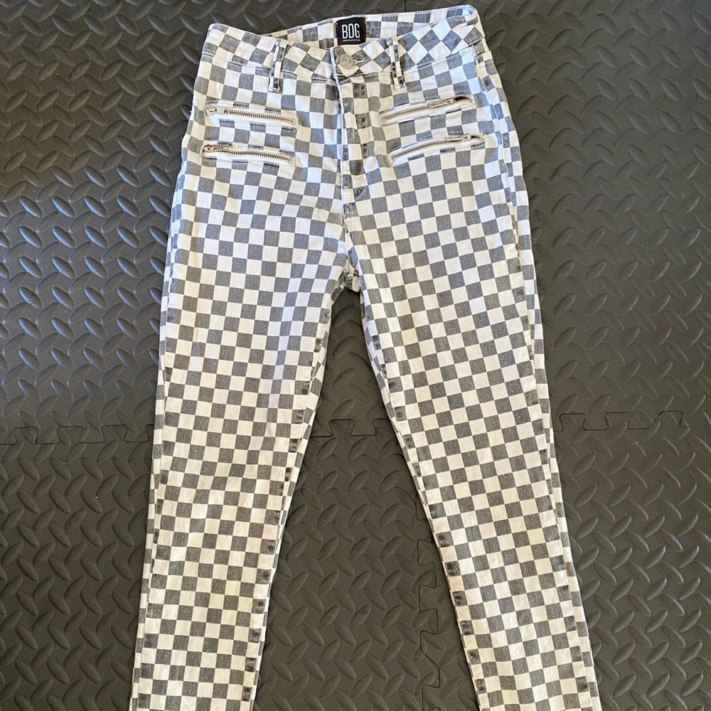 BDG Checkered Jeans